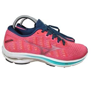Mizuno Wave Rider 25 Running Shoes Womens 9.5 Pink‎ Sneakers Trainers *